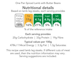 Nutritional information